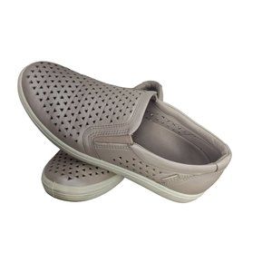 Ecco Women's Slide on Gray Breathable Size 6 Pull On Shoes‎